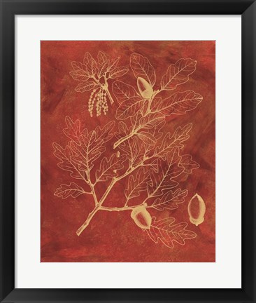 Framed Golden Oak II Print