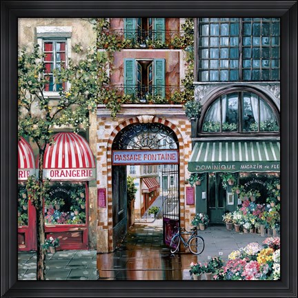 Framed Via Belissima Print