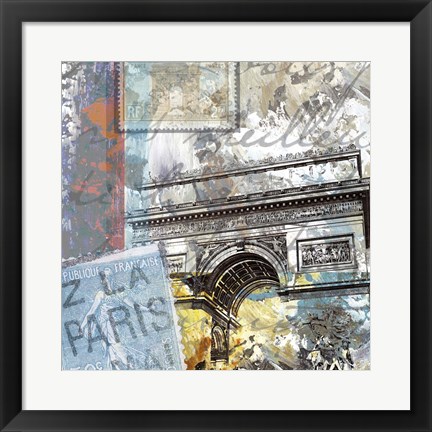 Framed Paris Arc Print