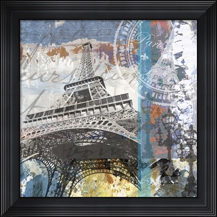 Framed Paris Eiffel Print