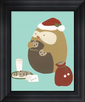 Framed Happy Owlidays IX Print