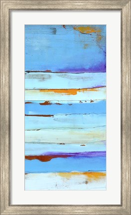 Framed Blue Jam II Print