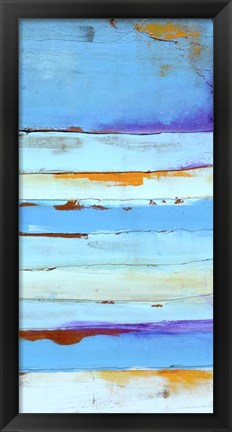 Framed Blue Jam II Print