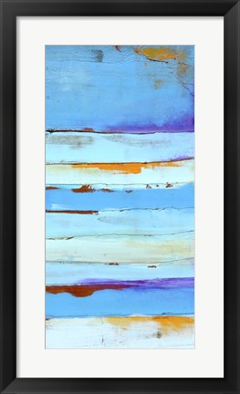 Framed Blue Jam II Print