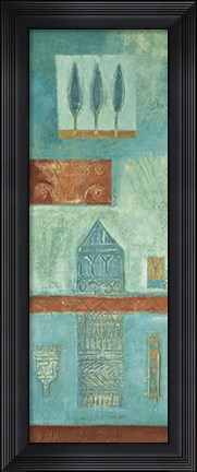 Framed Itinerari D'aria I Print