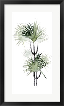 Framed Palm in Watercolor I Print