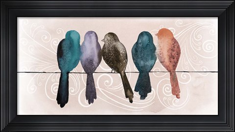 Framed Afternoon Twitter II Print