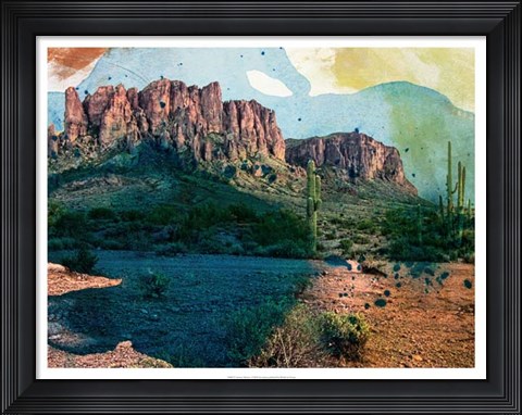 Framed Arizona Abstract Print