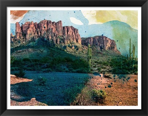 Framed Arizona Abstract Print