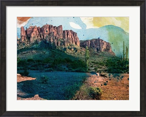 Framed Arizona Abstract Print
