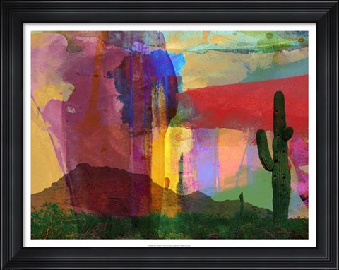 Framed Mesa Abstract Print