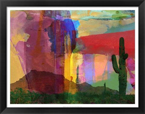 Framed Mesa Abstract Print