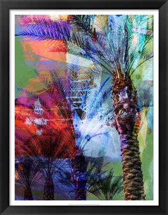 Framed Desert Palm Abstract Print
