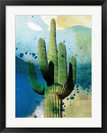 Framed Cactus Abstract Print