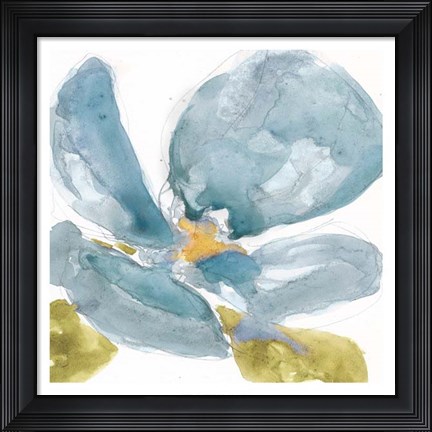 Framed Flower Splash II Print