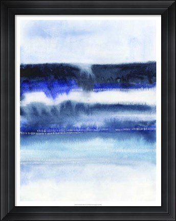 Framed Shorebreak Abstract I Print