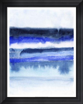 Framed Shorebreak Abstract II Print