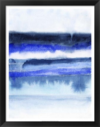 Framed Shorebreak Abstract II Print