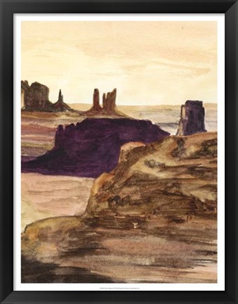 Framed Desert Diptych II Print