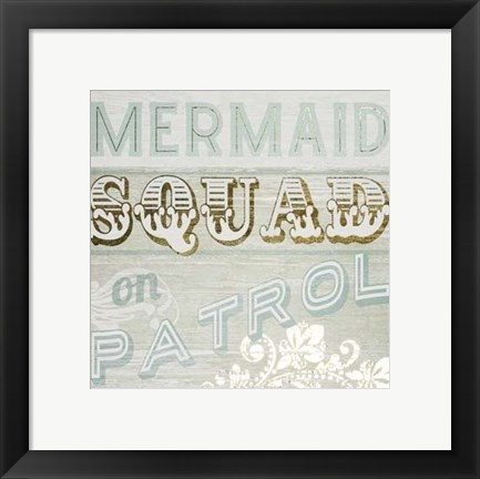 Framed Gold &amp; Beachy IV Print