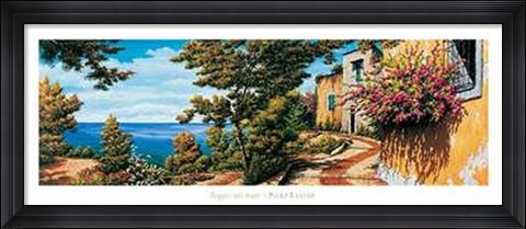 Framed Poggio Sul Mare Print