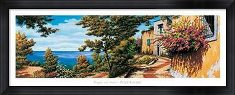 Framed Poggio Sul Mare Print
