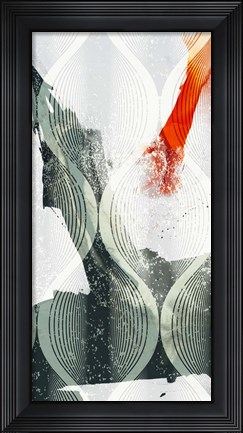Framed Minimal Wave II Print