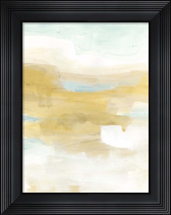 Framed Citron Vista I Print