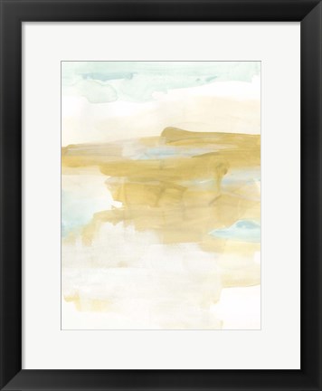 Framed Citron Vista II Print