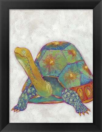 Framed Turtle Friends II Print