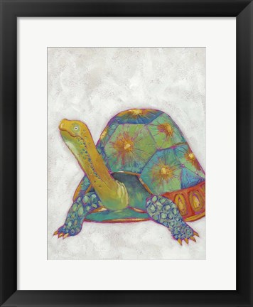 Framed Turtle Friends II Print