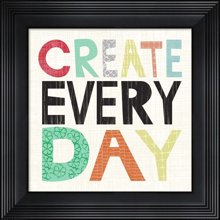 Framed Kid Play II Print