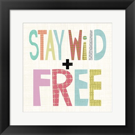 Framed Kid Play IV Print