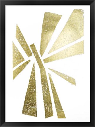 Framed Gold Foil Symbiotic IV Print