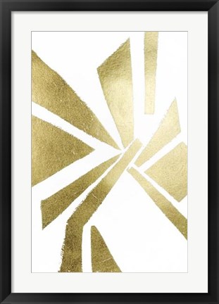 Framed Gold Foil Symbiotic VI Print