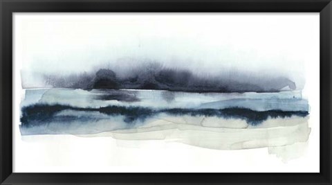 Framed Stormy Sea I Print