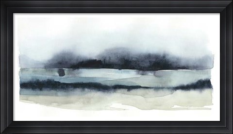 Framed Stormy Sea II Print