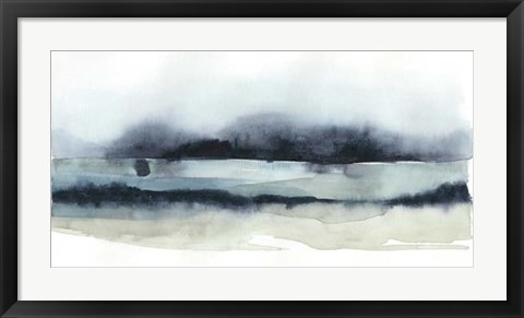 Framed Stormy Sea II Print