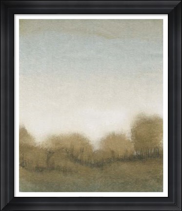 Framed Golden Treeline I Print