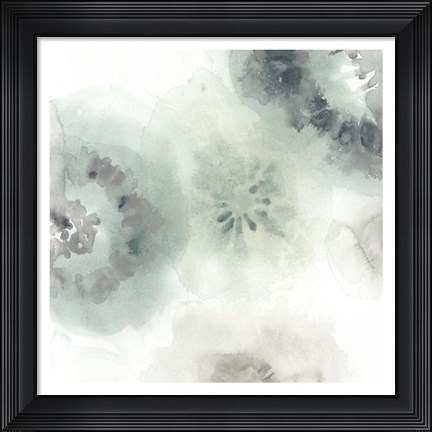 Framed Lily Pad Watercolor II Print