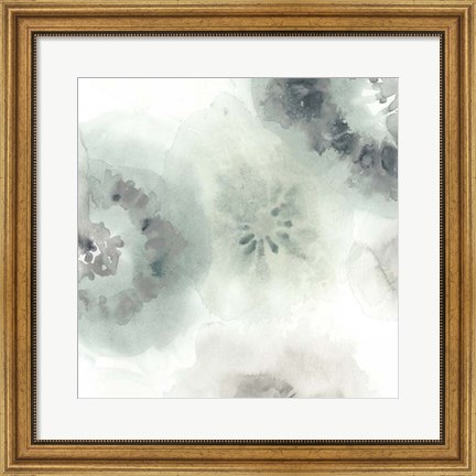 Framed Lily Pad Watercolor II Print