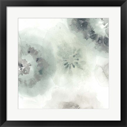 Framed Lily Pad Watercolor II Print