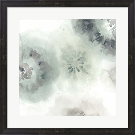 Framed Lily Pad Watercolor II Print