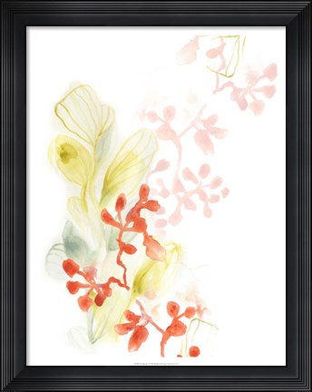 Framed Sea Branch I Print