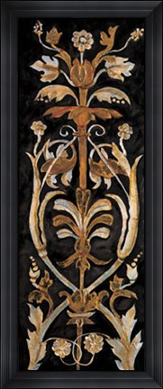 Framed Classic Scroll I Print