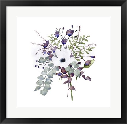 Framed Bohemian Bouquet II Print