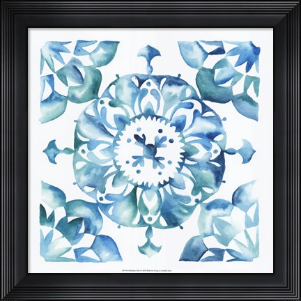 Framed Meditation Tiles I Print