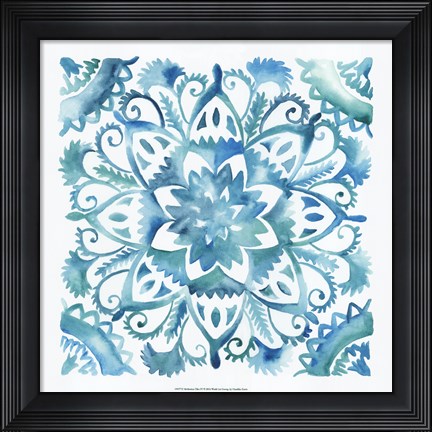 Framed Meditation Tiles IV Print
