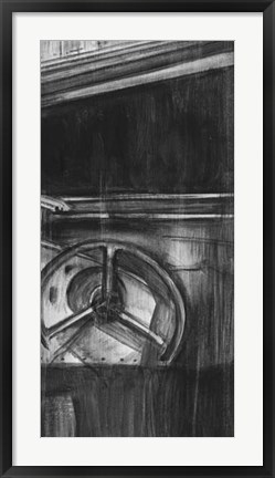 Framed Vintage Cockpit III Print