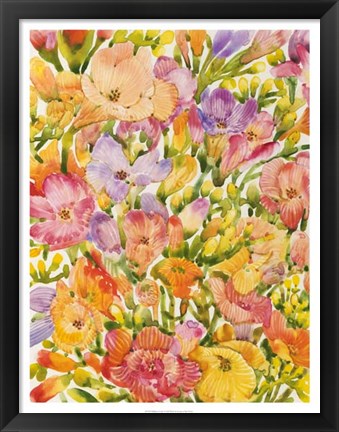Framed Wildflower Study I Print